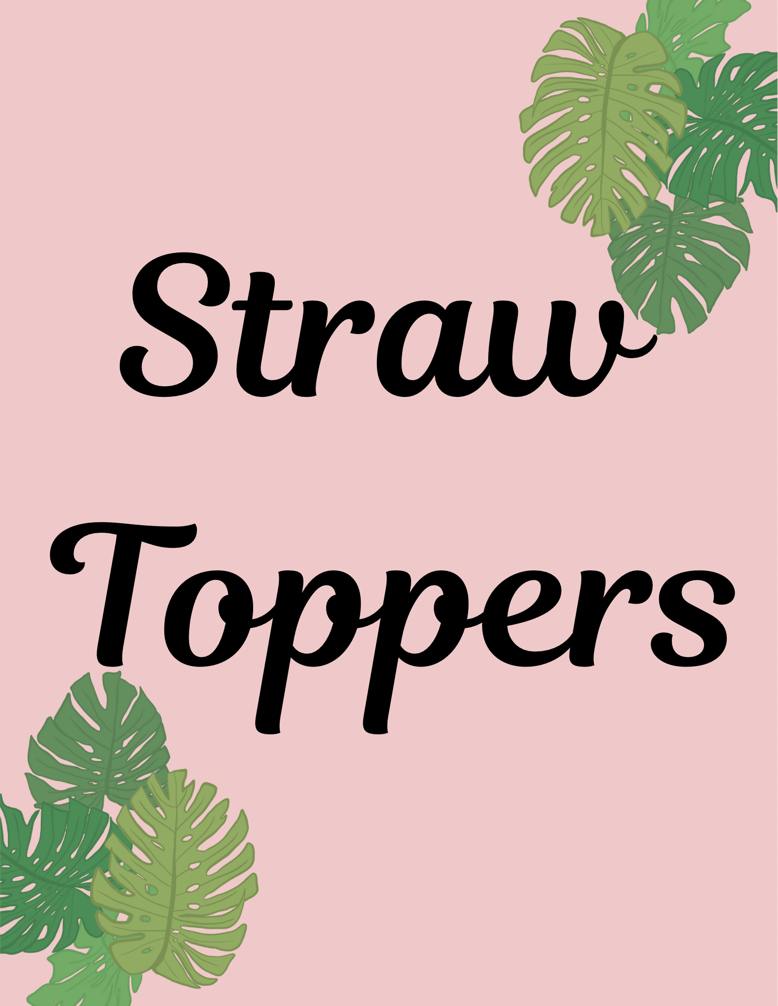 Straw Toppers