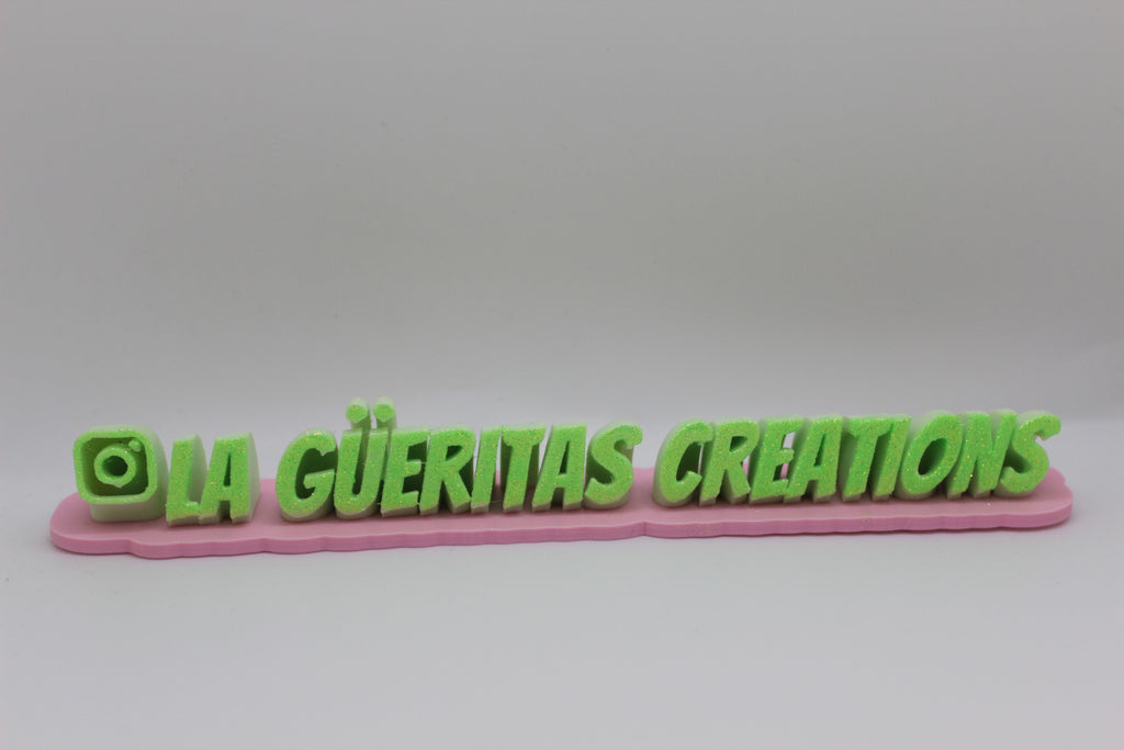 3D Printed Name plate