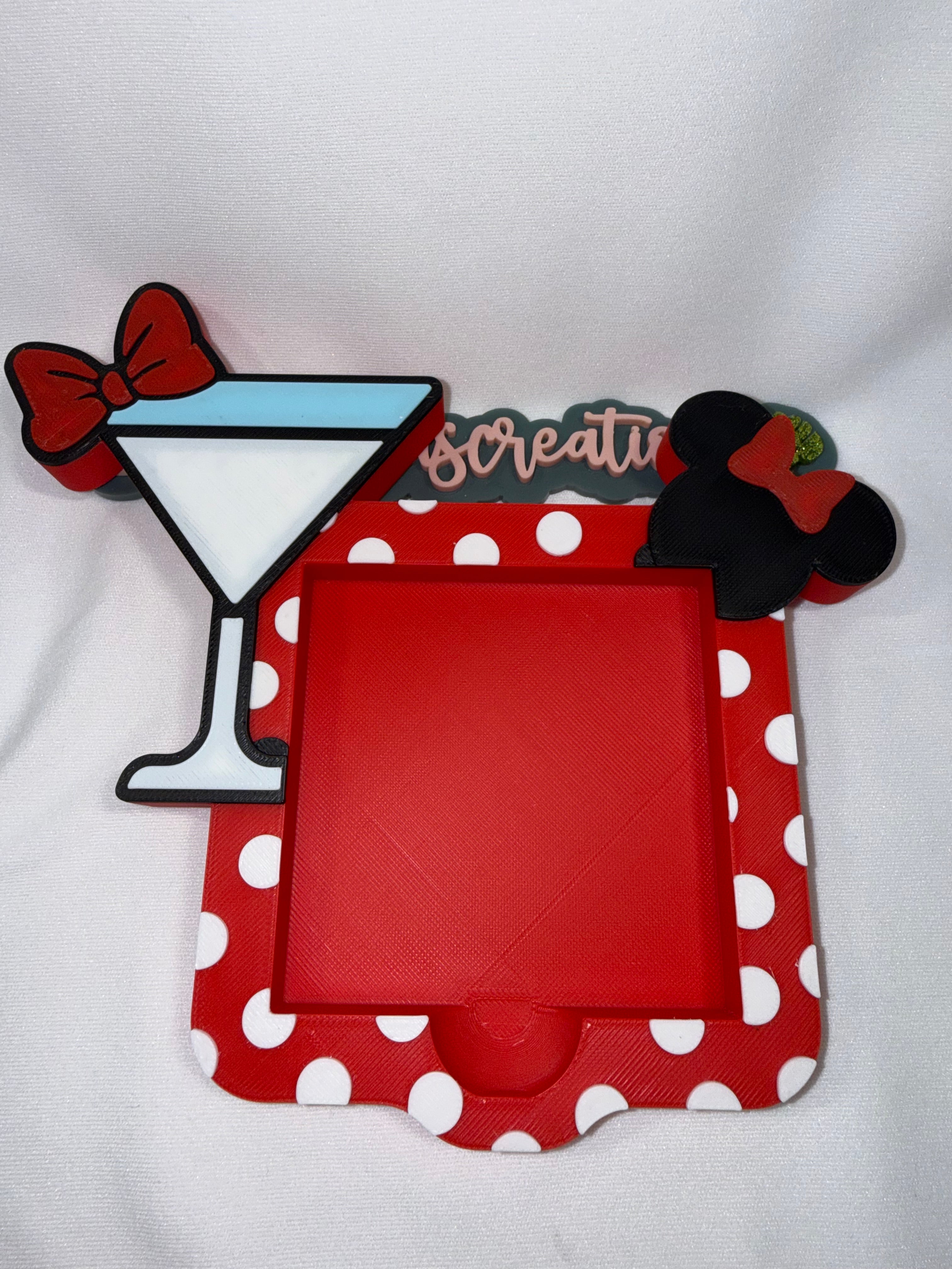 mousey drink sticky note holder