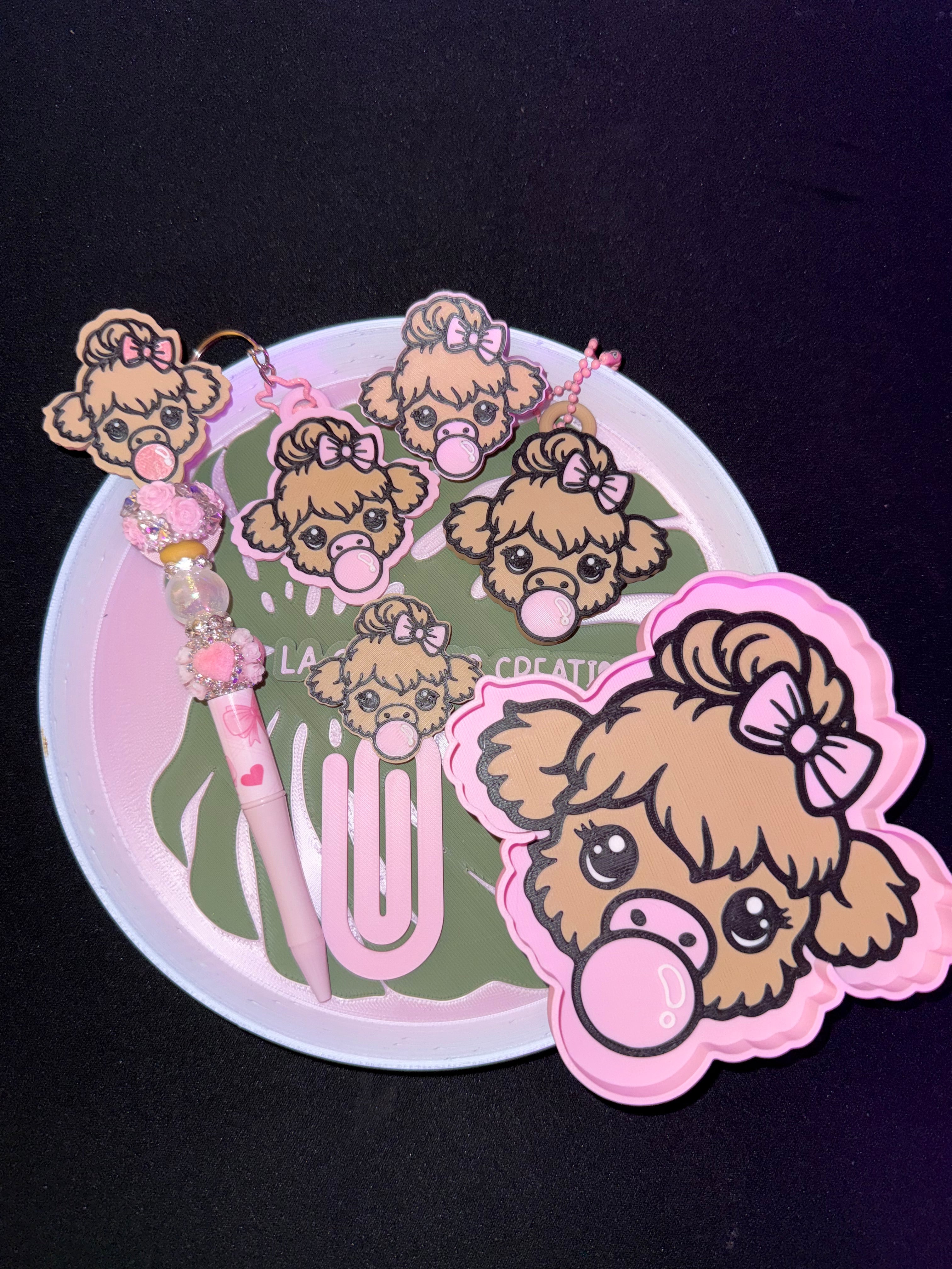 Bubblegum Cow Set