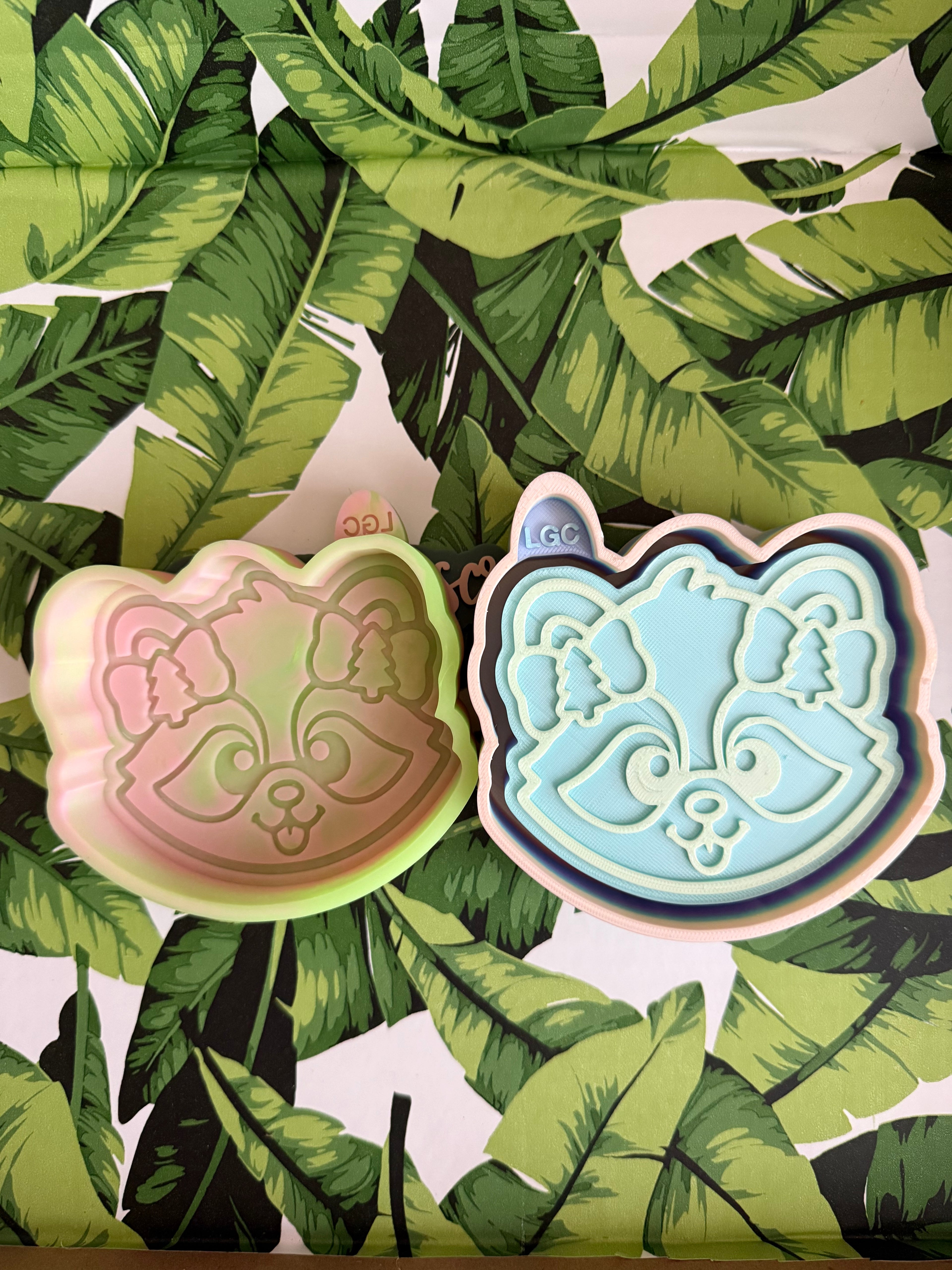 Cute Raccoon Freshie Mold