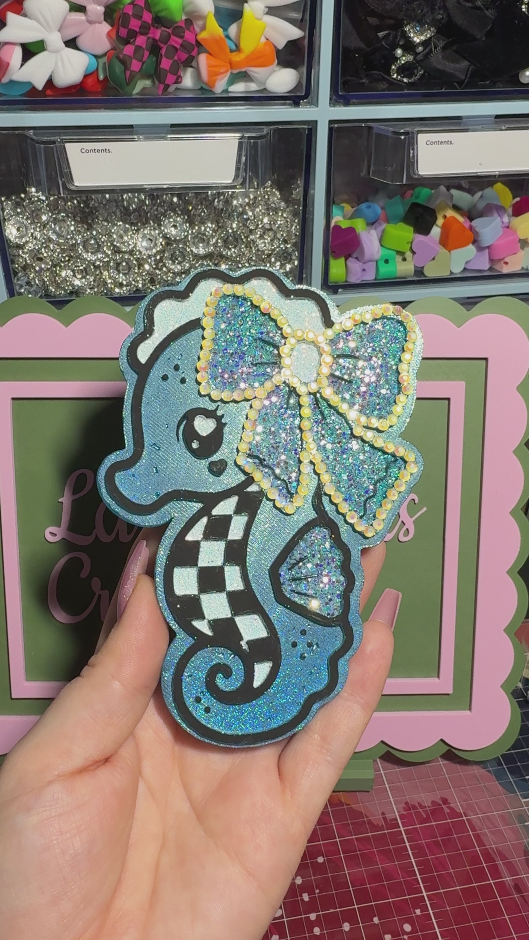 Coquette Seahorse Mold 🌊🎀